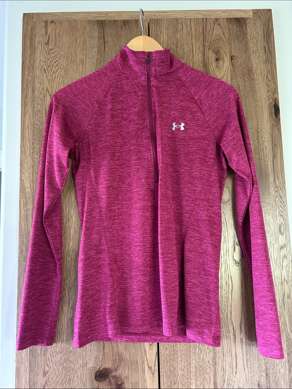 Under Armour Women's Magenta Half-Zip Performance Pullover